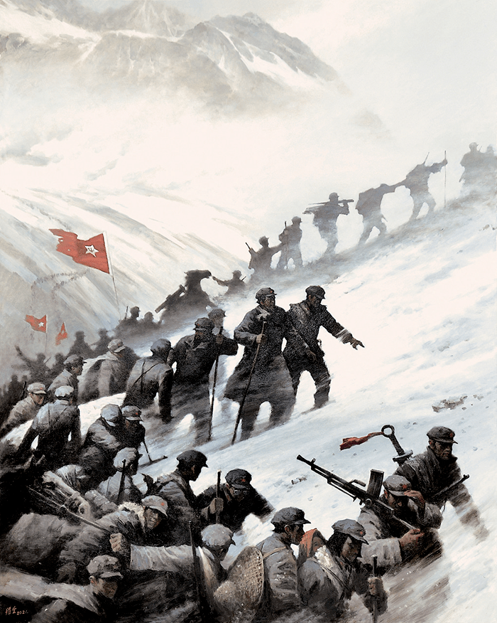 【红色记忆】开始长征④:进入千里雪山‖蔡长风_部队_夹金山_防寒