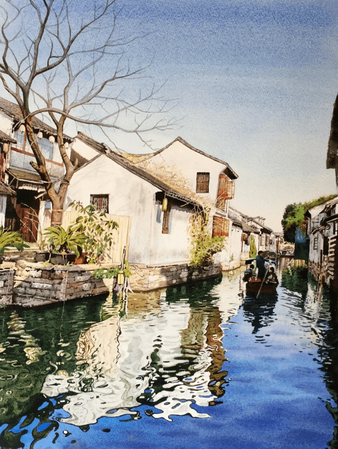 国内水彩画家——王园园水彩作品欣赏(二)_陕西_彩粉画_广告