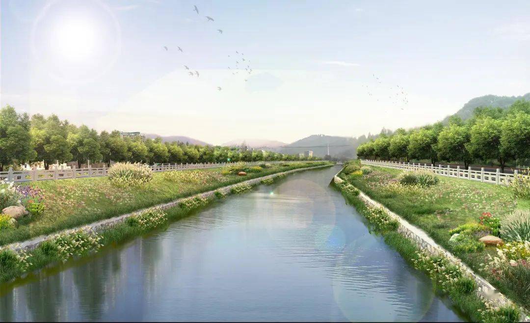 项目负责人石翰香表示:"目前东留河河道整治工程已完成生态防洪护岸