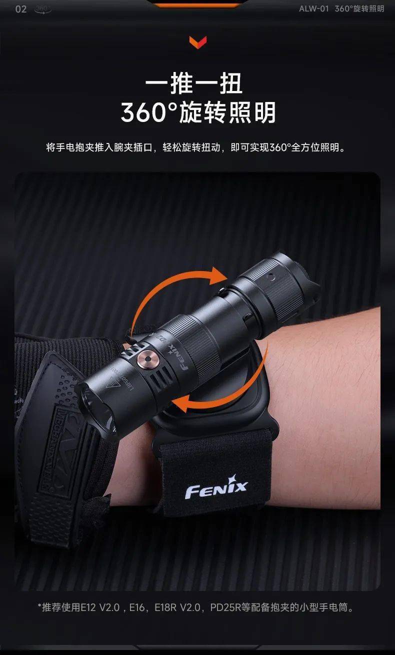 新品发布丨颠覆传统—Fenix手电腕夹ALW-01_手机搜狐网