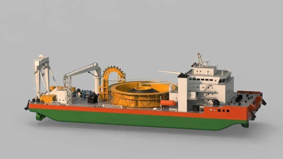 国内载缆量最大,综合作业能力最强的专业布缆船开工_配置_本船_海上