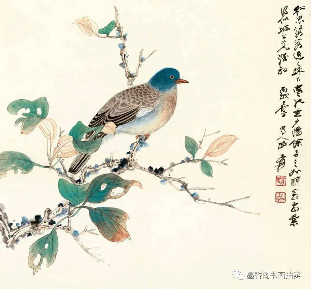 张大千花鸟画（高清100幅）_工笔_牡丹_书画