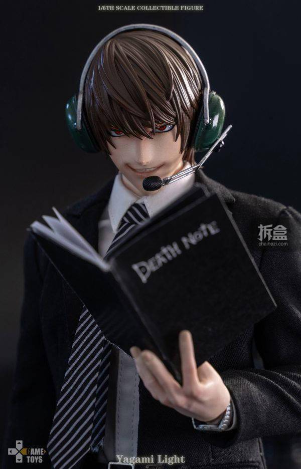 gametoys 死亡笔记 l 夜神月 kira 基拉 1/6日漫可动人偶_硅胶_总价