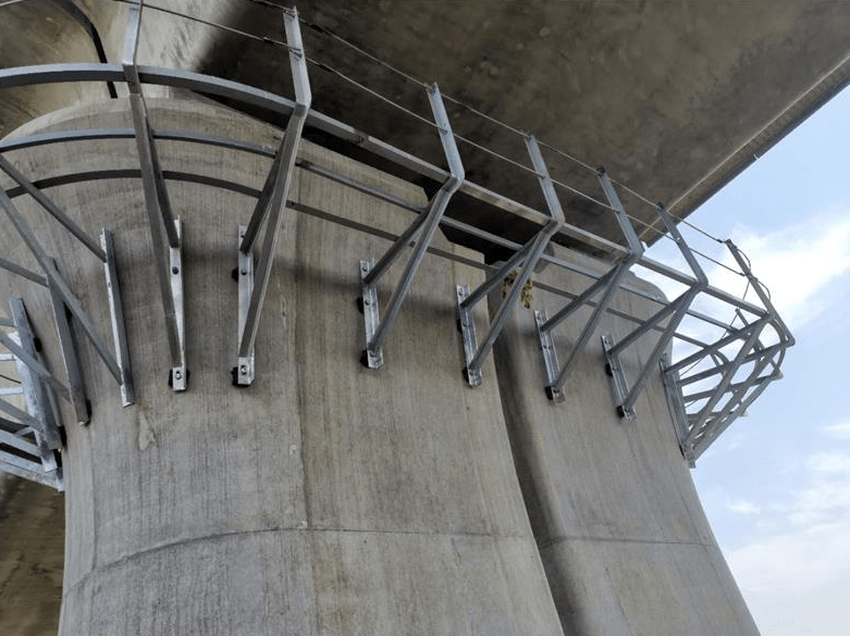 墩顶吊围栏的作用_施工_桥墩_作业