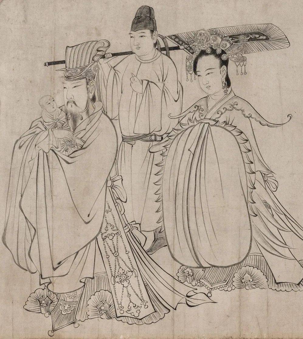 吳道子 人物 Wu Daozi(吳道子) , 送子天王图. 吴道子在史籍中享有盛名，但