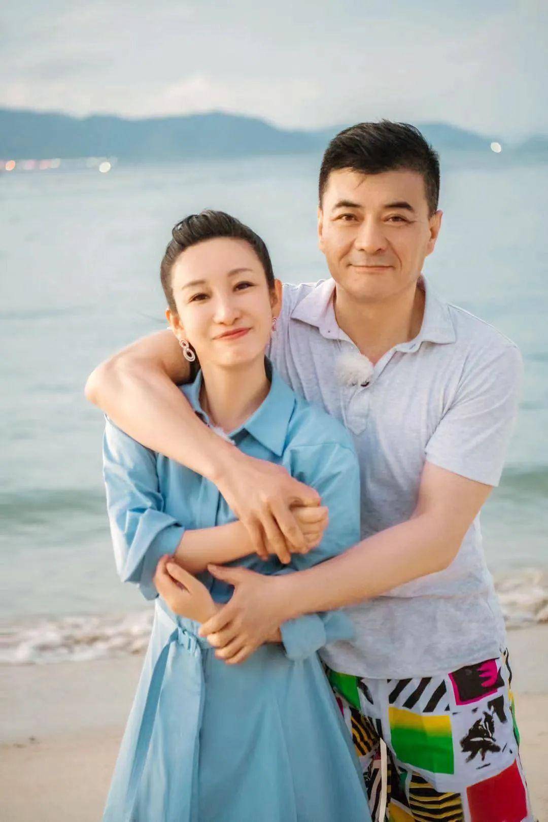 秦海璐与王新军合影2014年,秦海璐与王新军结婚