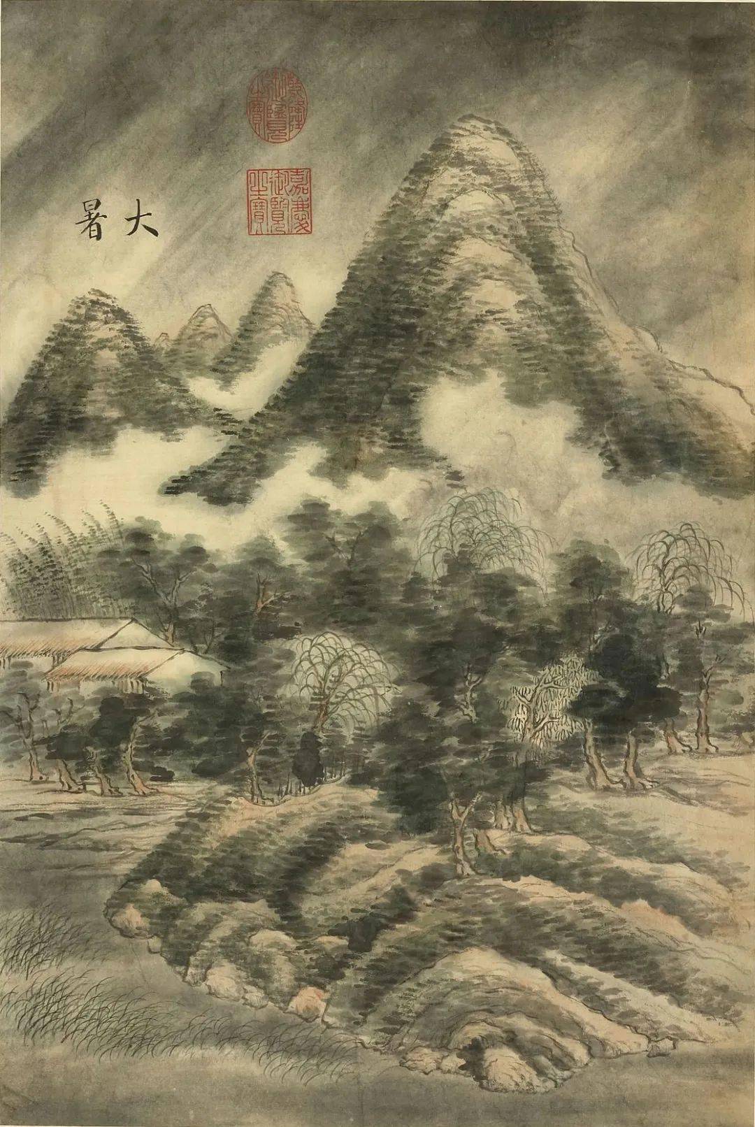 张若霭:二十四节气山水册_墨妙_艺术_乾隆