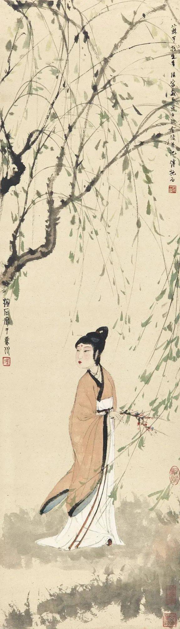 傅抱石画人物，从线入手_搜狐网