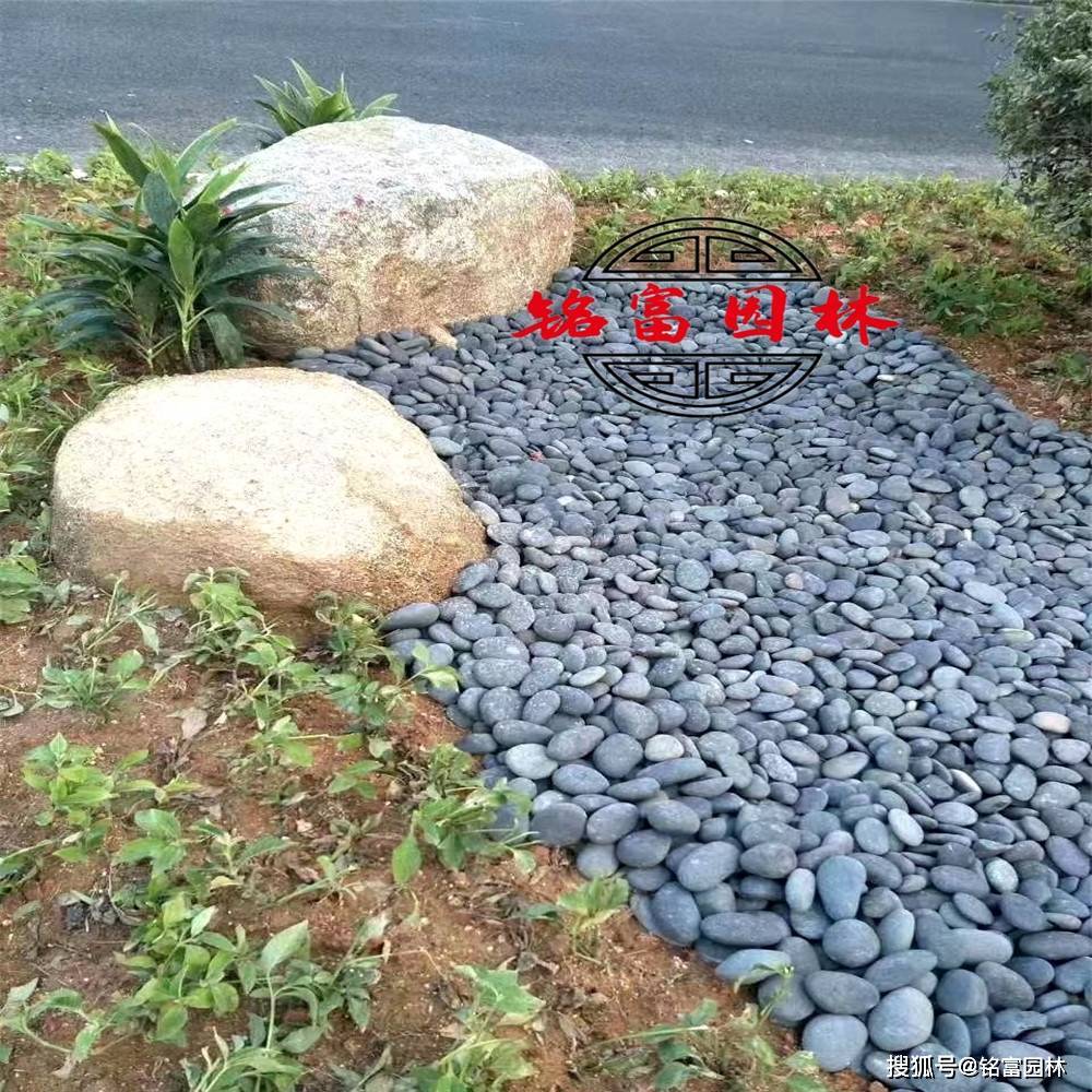 没想到（鹅卵石装饰庭院）庭院大鹅卵石铺设效果图，(图8)