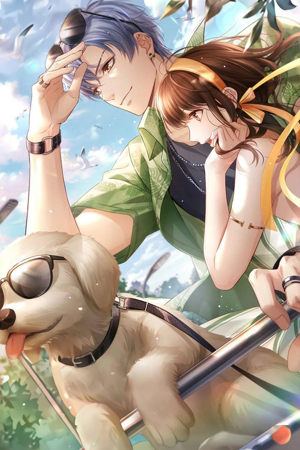 《恋与制作人》角色壁纸""下次别喊救命,直接喊白起大家喜欢的主题,要