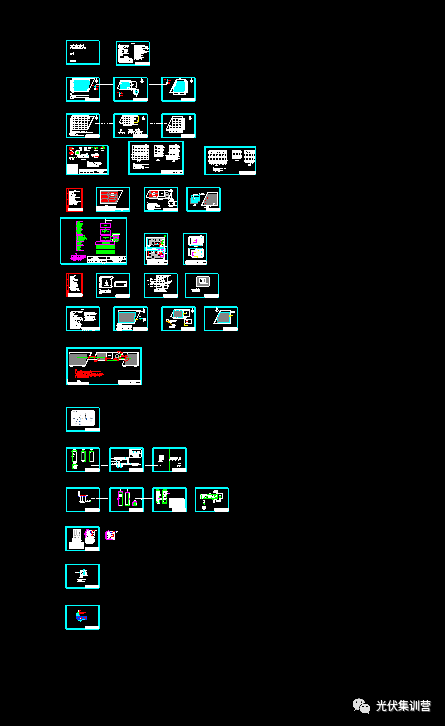 光储充 | 某光储100.8kw竣工图cad图纸