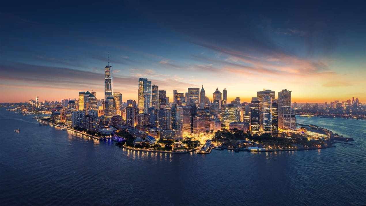 跟着华尔街之狼 | 走进美国金融中心_铜牛_图片_大厦