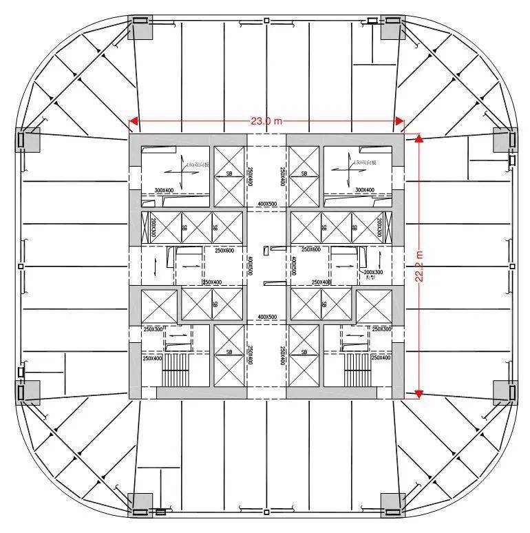 300m超高层建筑结构都是如何设计的?