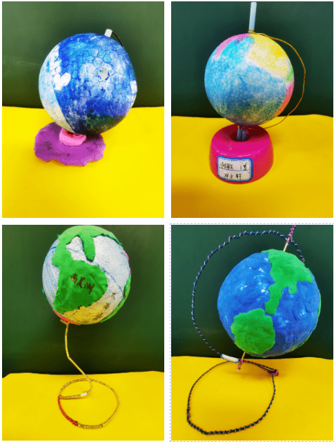 超轻粘土制作地球模型图片