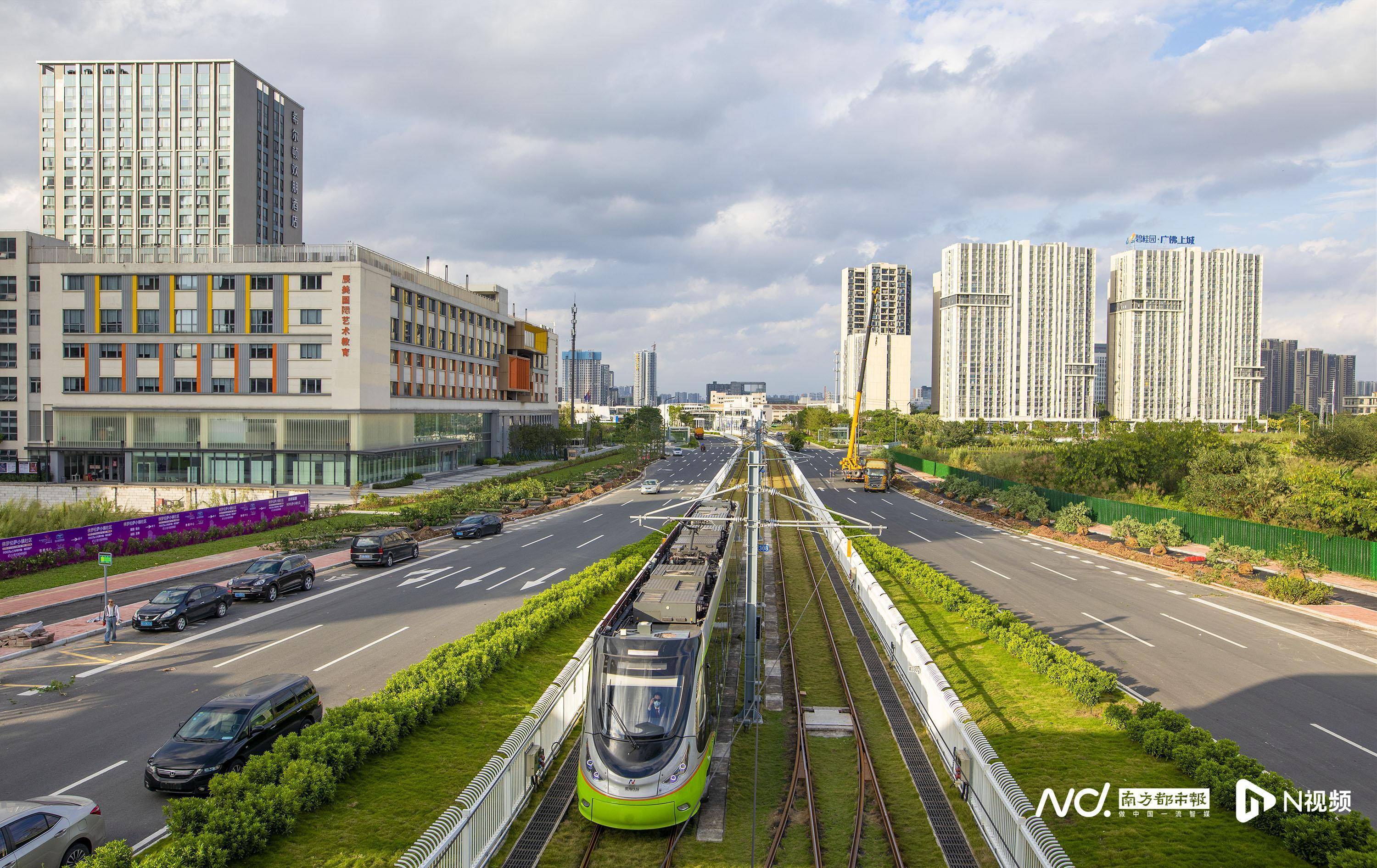佛山南海有轨电车1号线全线贯通_运营_线路_地铁