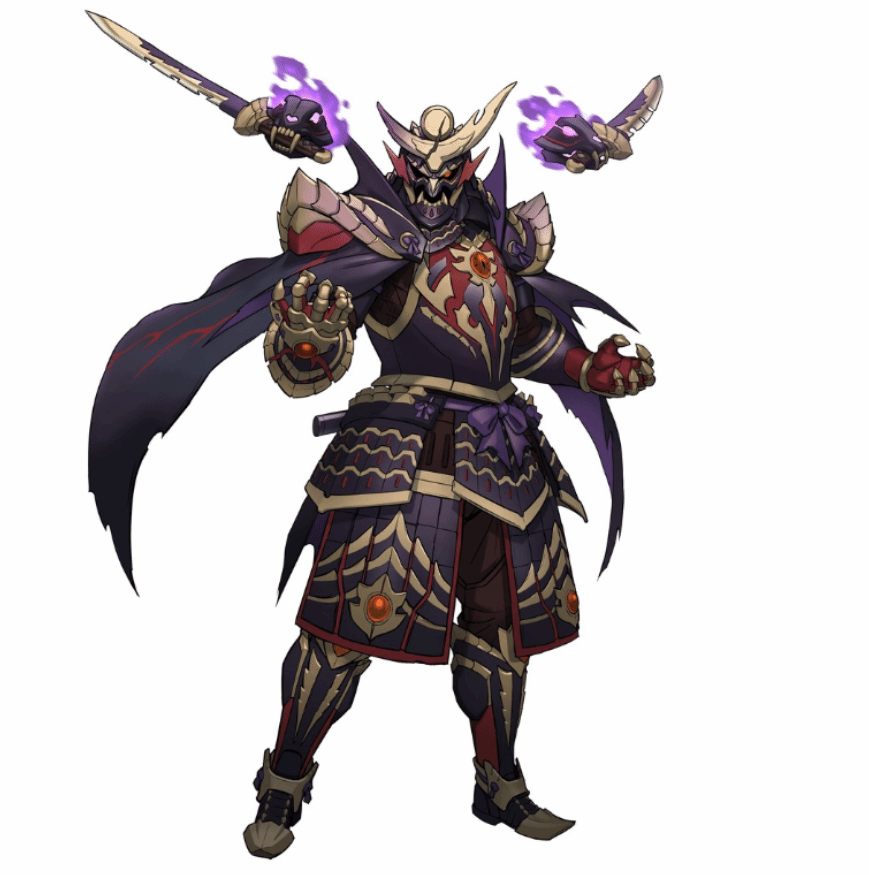 《怪物猎人崛起曙光》设计草图原画 明日香凶恶霸气_祸铠_魔王_战斗