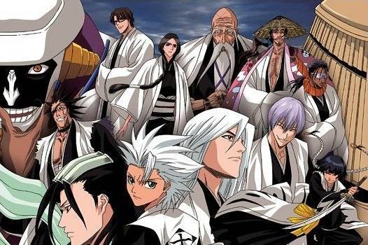 蓝染还只是第五番队的副队长,平子是队长.