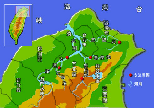 位于:台湾岛南部流域面积:3257平方公里长约:159公里下淡水溪31台湾