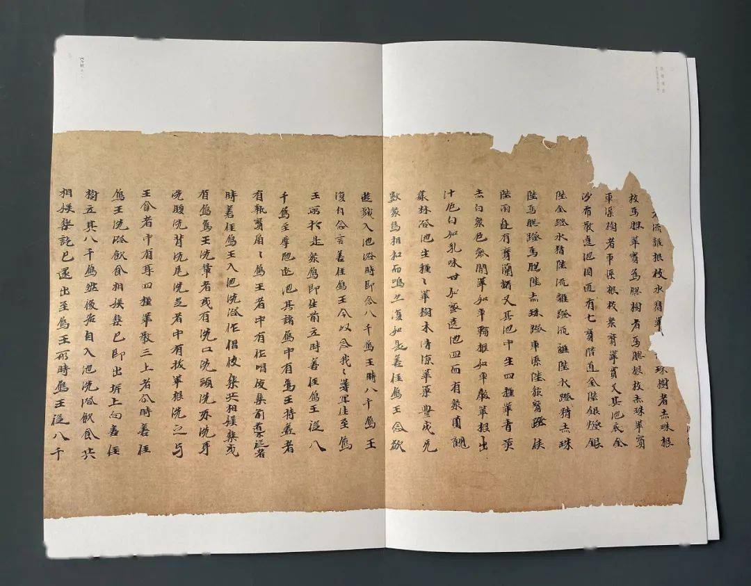 这部敦煌遗书书法选集,以中国国家图书馆收藏品为主,也收録了敦煌研究