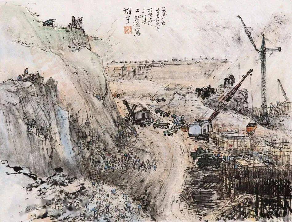 黎雄才 山水 黎雄才山水镜框纸本-艺术搜索_张雄艺术网