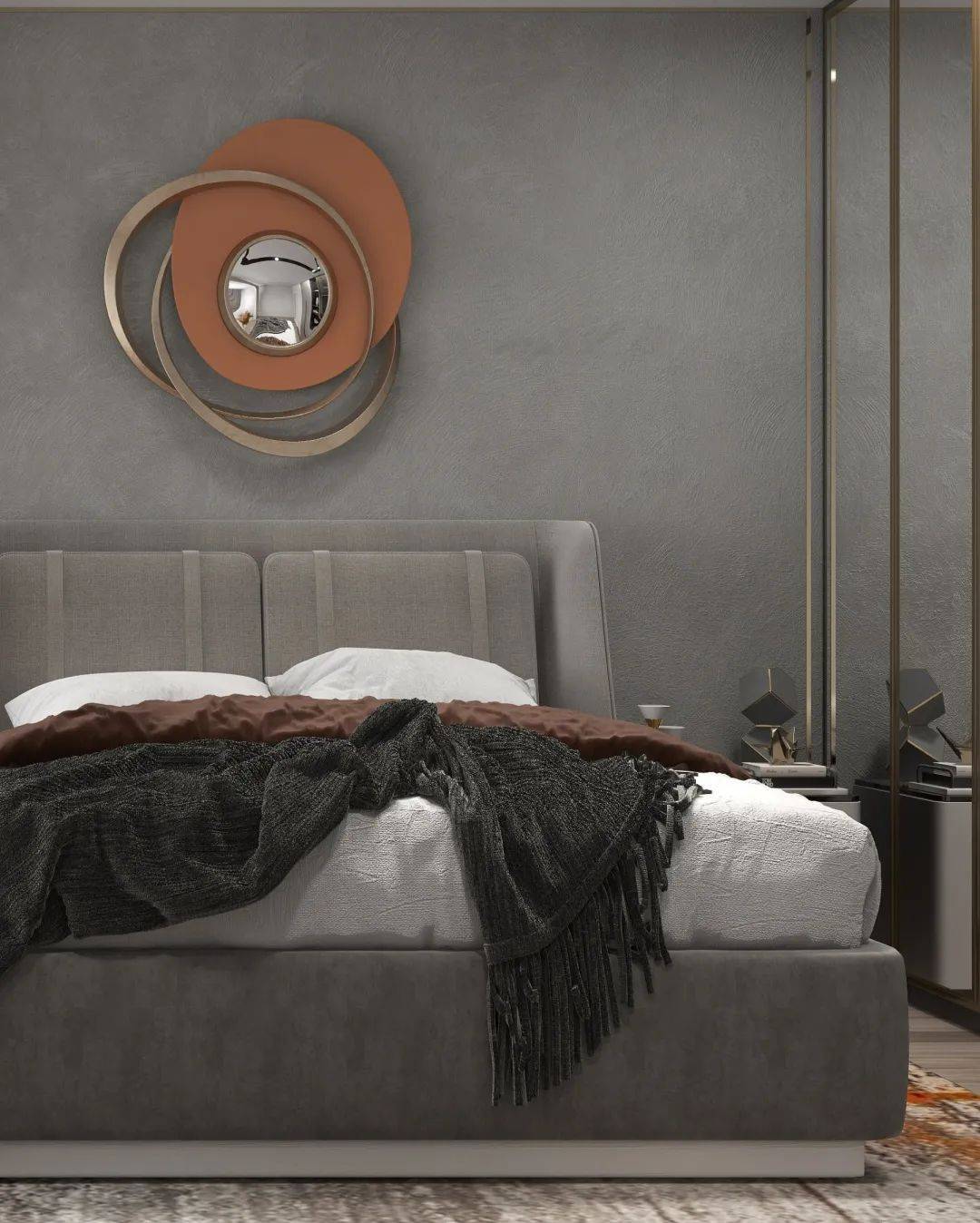 欧威罗帝艺术涂料|卧室这样设计,让你一见倾心_氛围_色彩_空间