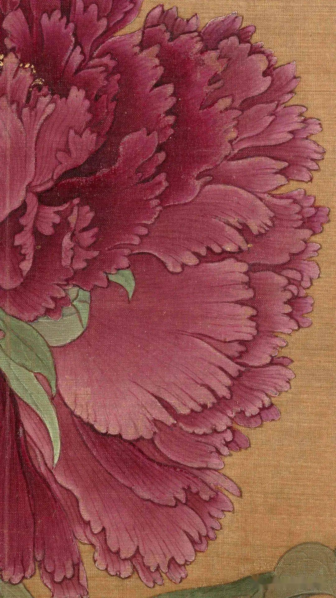 宋 佚名《品字牡丹图》