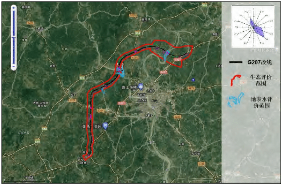 207国道详细线路图图片