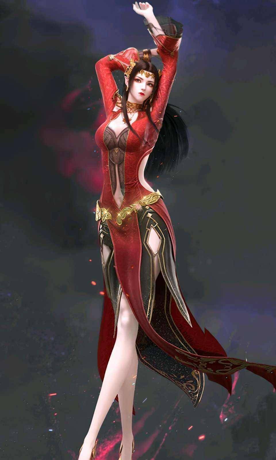 国漫中十大巅峰女角色,谁的颜值和建模更胜一筹?_冉冰_大陆_女儿