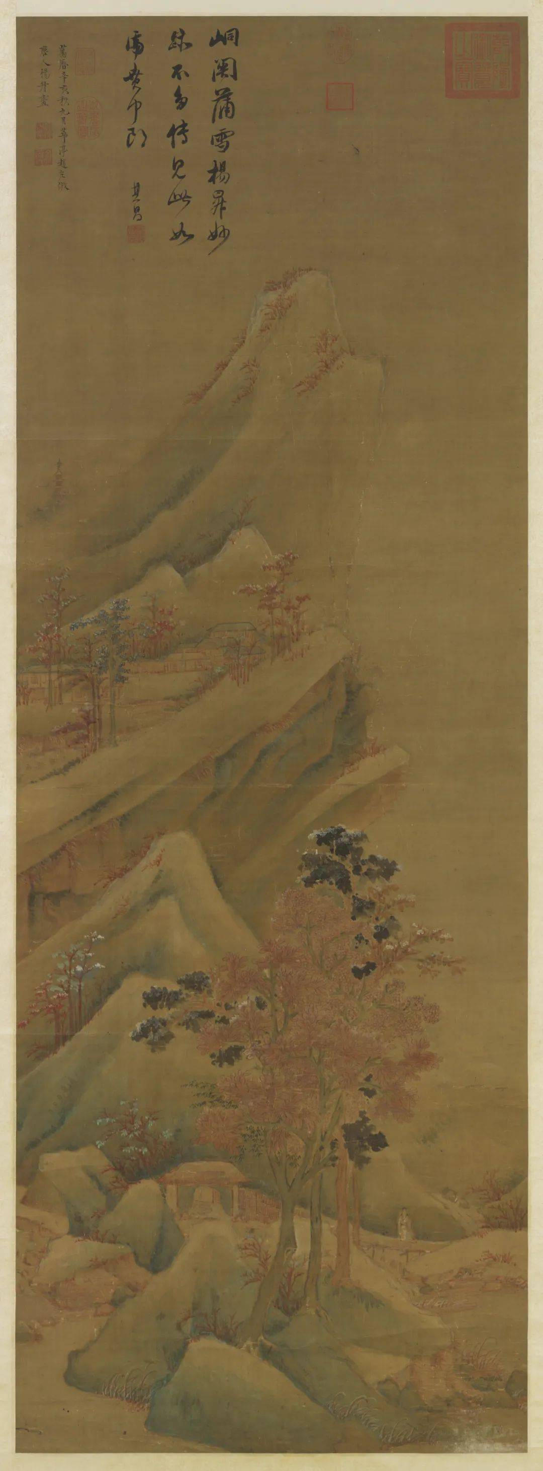 走过四季,台北故宫收藏的国宝山水(高清130图)_秋山_唐寅_王蒙