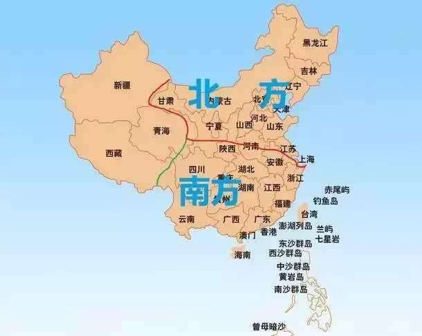 南北方分界线 城市图片