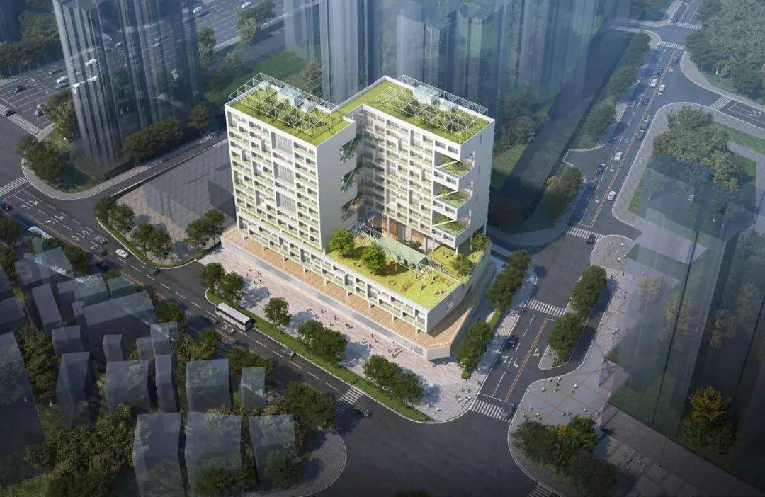 优秀入围方案 | 龙岗区养老护理院重新选址建设工程(设计)/ 深圳大学建筑设计研究院-何川建筑工作室_项目_老人_周边