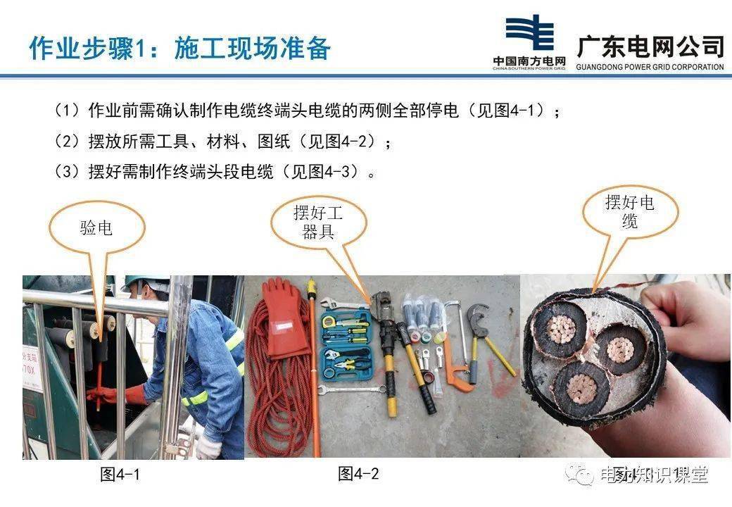 高压冷缩头的制作步骤图片