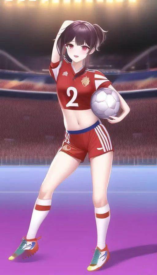 卡塔尔世界杯足球宝贝ai壁纸100幅,你支持几号?_插画_冰墩_漫画