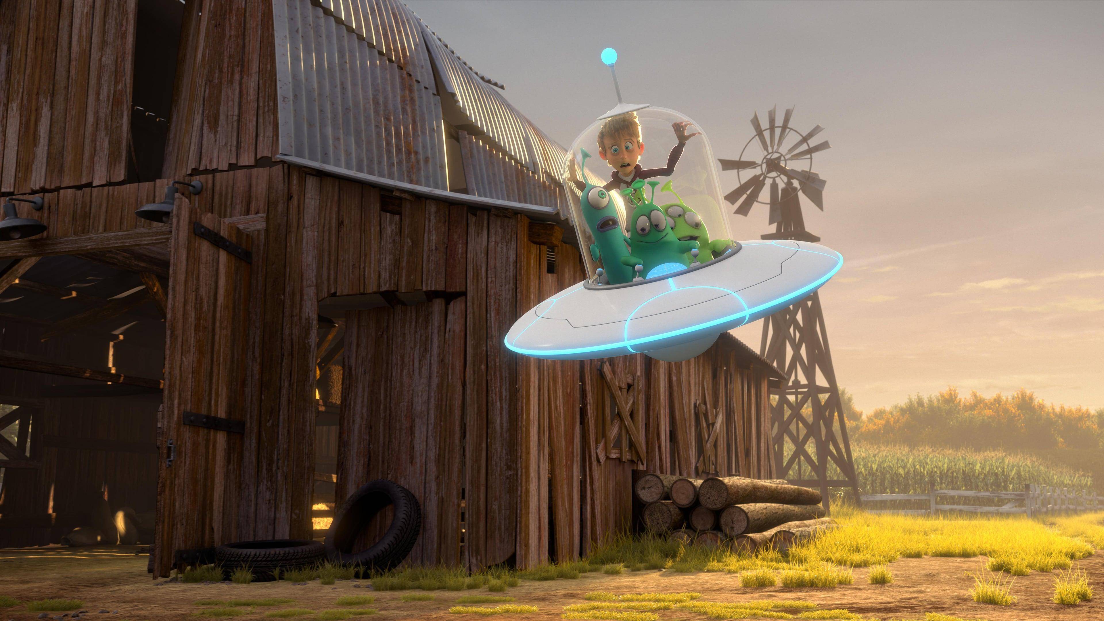 爆笑科幻动画片 一部适合带小孩子观看的爆米花电影 三傻闹地球_外星