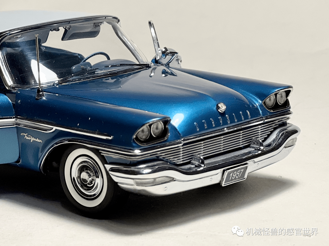 danbury mint | 50年代最美雙色,1957 chrysler 紐約客 sport coupe