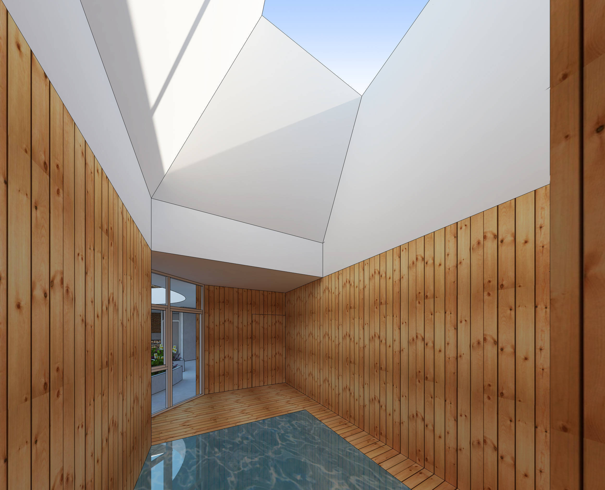 昌平圆上山丘民宿改造设计_建筑_屋顶_庭院