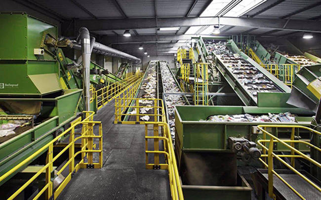 生活垃圾分类处理设备-垃圾分拣中心-中联德美