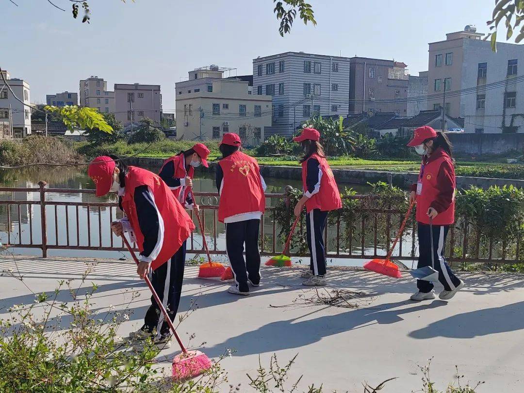 【基层动态】潮南区井都中学开展河小青"巡河护河"志愿者活动_保护