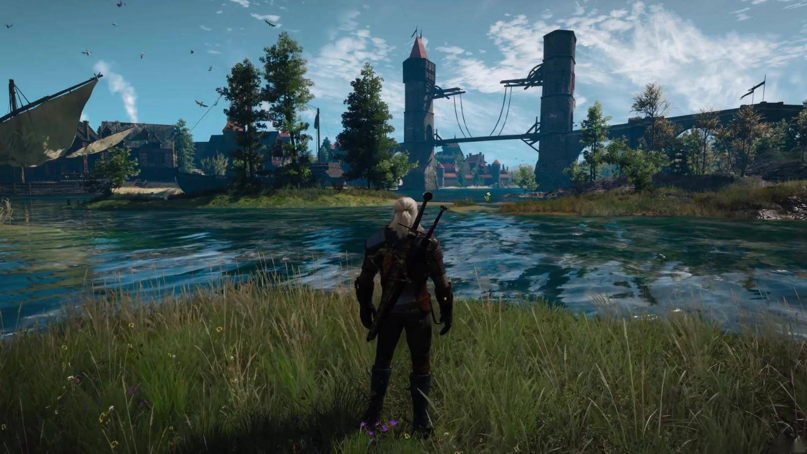 《巫师3》次世代更新pc版全光追效果开启演示_用户_光线_视频