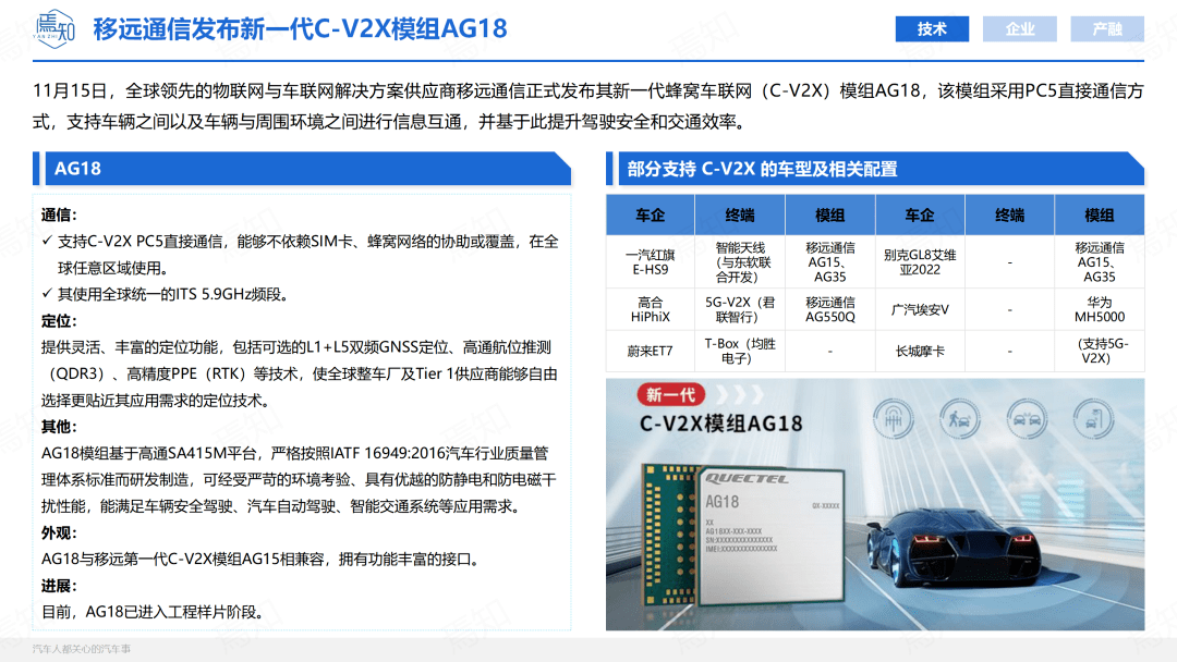 知见 | 11月智能电动汽车大事解析（69页,附下载）