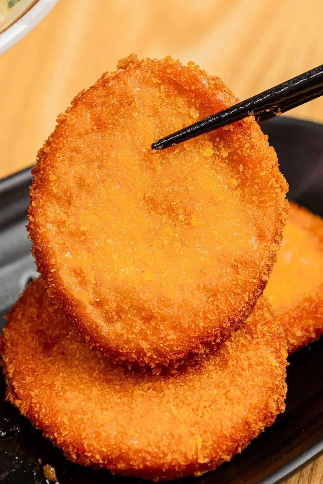 快乐小吃炸虾饼