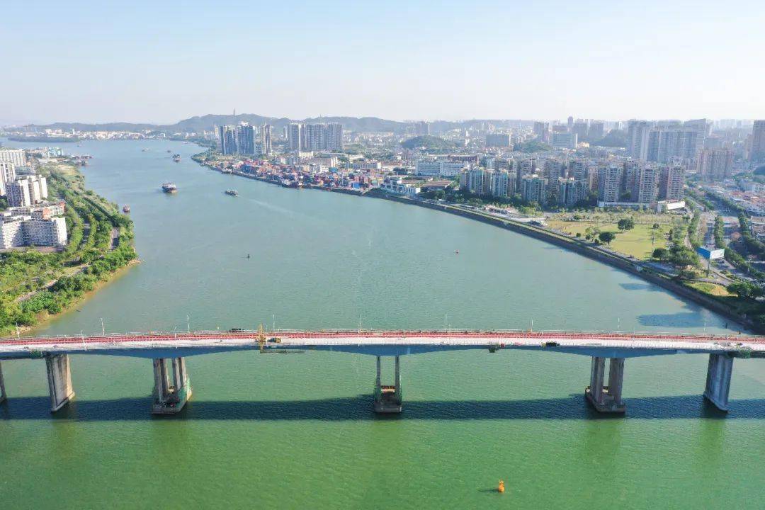 潮连大桥提前恢复通车!这座连心桥,安心桥,平安桥,更坚实美丽!