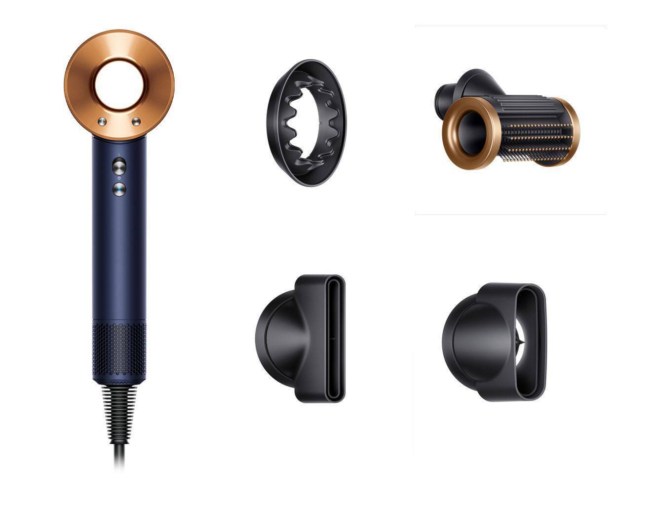 戴森supersonic吹风机发布全新二合一防飞翘顺发风嘴_造型_头发_气流