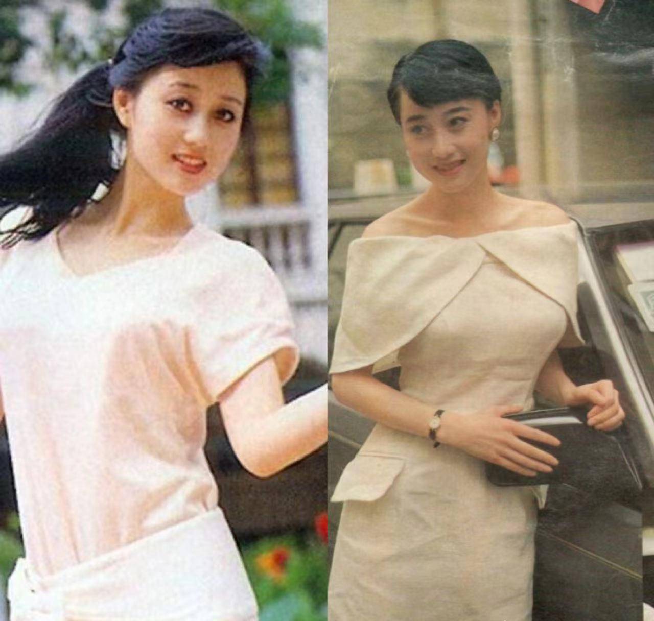 利智的"时髦与时尚":年轻时衣搭挺洋气,主要身材太有资本了