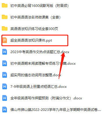 哪位英语教师整理的? 超全英语语法常识课件（附下载），期末复习必看！