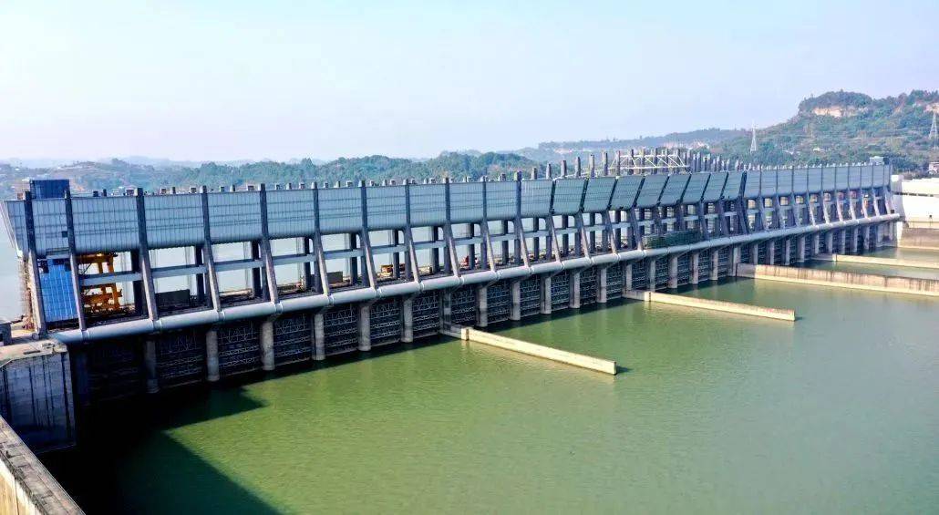 冬日暖阳下,岷江犍为航电枢纽风景如画_发电_工程_李彤