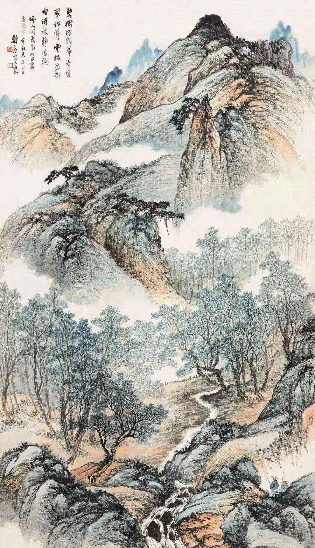 鄭午昌 山水畫 ZHENG WUCHANG 鄭午昌| LANDSCAPE OF FOUR SEASONS 四時山水