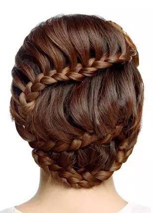 简单一分钟,这样的编发美爆了!_头发_step_头顶