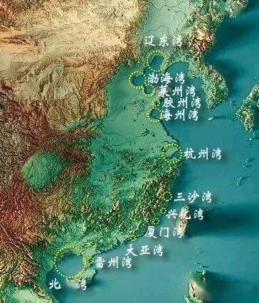 中国几大著名海湾_我国_北部湾_面积