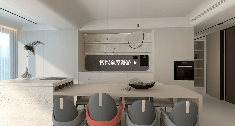 150㎡奶油色系极简风，安在云朵上的家_空间_的设计_装饰